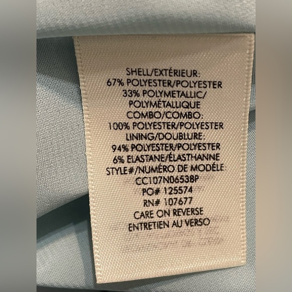 Alice And Olivia Tayla Metallic Jacquard Mini...Dress Size 10 NWT - Picture 10 of 10